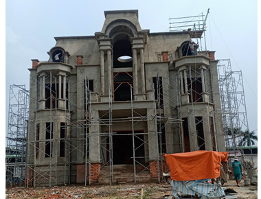 Biệt thự tân cổ điển 2 tầng 2 mặt tiền Mansard - Thi công phần thô chắc chắn