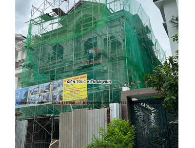Kỹ thuật thi công phần thô biệt thự 3 tầng tân cổ điển kiểu mái thái chuẩn