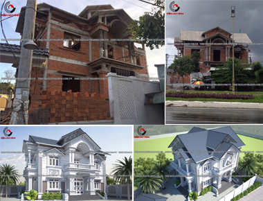 Kết cấu bê tông cốt thép: Nền tảng vững chắc cho phần thô biệt thự 2 tầng