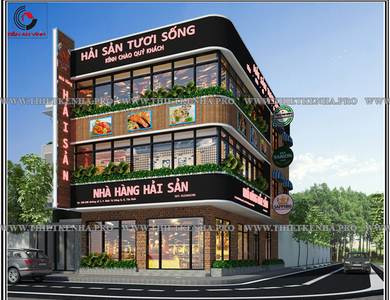 Thiết kế nhà hàng hải sản tại quận Bình Tân